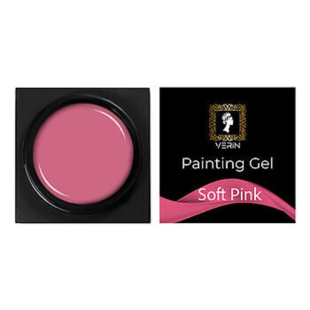 VERIN - Painting Gel Soft Pink- 5gr. Gel de peinture rose ultra-pigmenté.