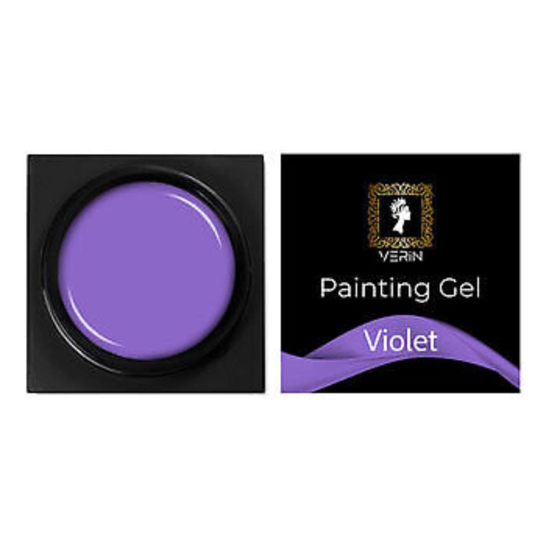 VERIN - Painting Gel Violet - 5gr. Gel de peinture violet ultra-pigmenté.