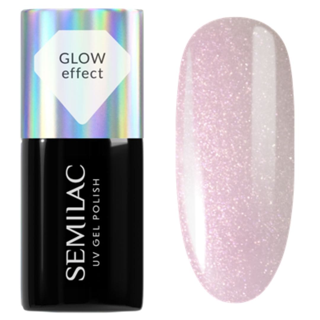 Semilac - Vernis semi-permanent 987 Cream Pink Glow - 7ml