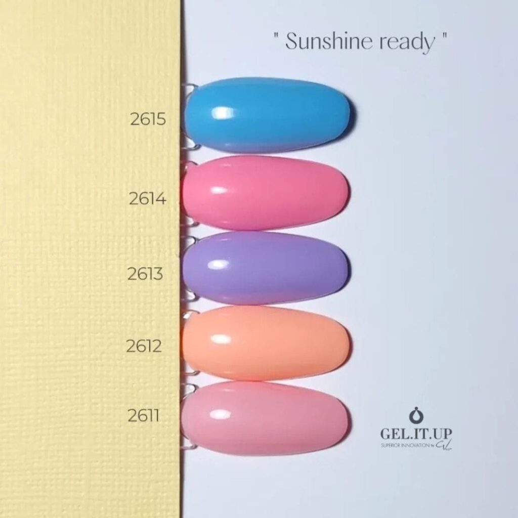 GEL.IT.UP - Vernis semi-permanent collection Sunshine Ready, été 2026