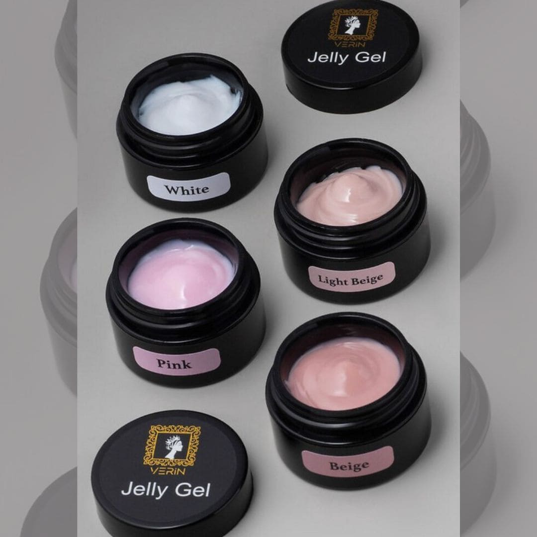 Builder Gel Jelly 15 ml Verin gel UV LED épais pour reconstruction et correction de forme des ongles