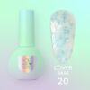 base cover blanche laiteuse à particules bleues You Are Cute nr20