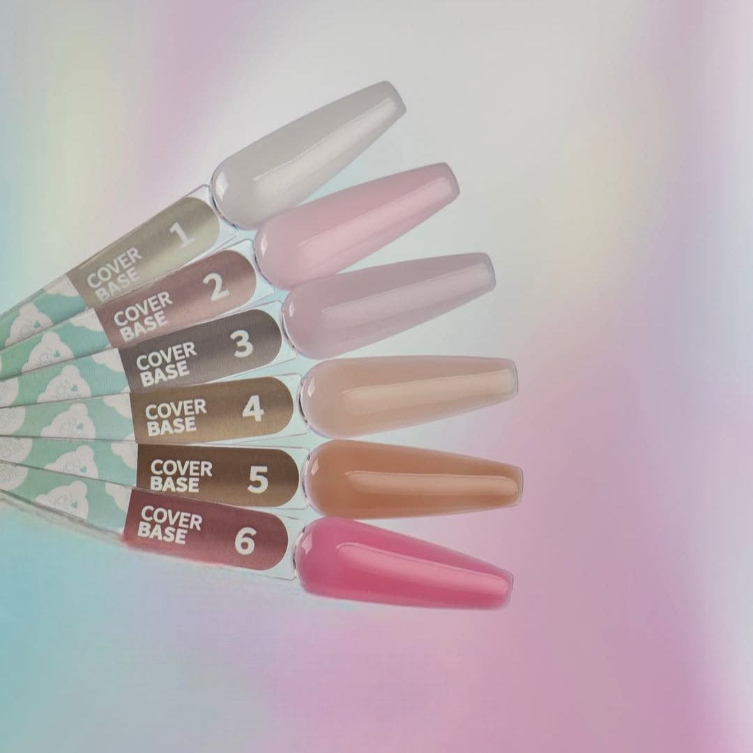 nuancier bases cover UV LED You Are Cute n1 à n6
